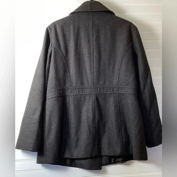 Michael Michael kors Wool  Double Breasted Jacket coat grey size XL - Picture 6 of 10